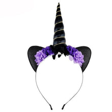 Halloween Unicorn Floral Headband - ARIA KIDS