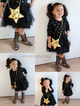 Starry Nite Tutu Dress & Gold Bag 2-Pc Set - ARIA KIDS