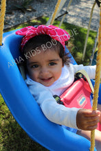 Star Print- Pink & White Headband - ARIA KIDS