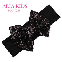 Baby Sequin Bow Headband - Pack of 5 Colors - ARIA KIDS