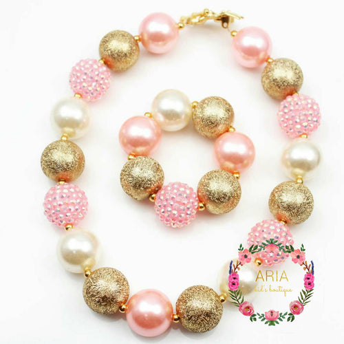 Pink Chunky Bracelet, Chunky Jewelry, Chunky Necklace, Bubblegum Bracelet,  Girls Pink Bracelet, Toddler Bracelet, Pink Jewelry, Photo Prop 