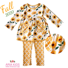 Sunflowers Pocket Tunic & Pants 2-Piece Set - ARIA KIDS