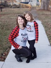 WHOLESALE CLEARANCE BUNDLE - Baby It's Cold Outside Buffalo Plaid Ruffle Raglan Shirt - ARIA KIDS