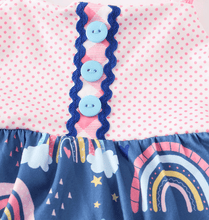 Rainbow Gingham Plaid Baby Bubble Romper - ARIA KIDS