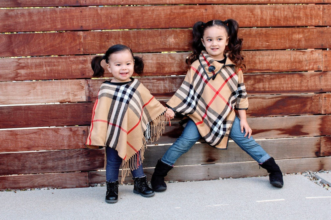 Baby burberry poncho 2025
