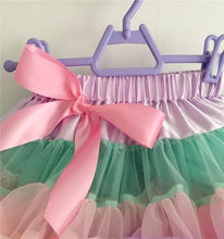 Pastel Rainbow Multi Tiered Fluffy Tutu Skirt - ARIA KIDS
