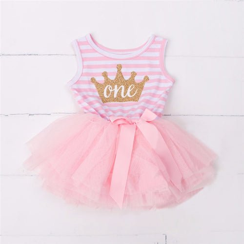 1st Birthday Baby Dress - ARIA KIDS