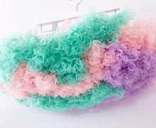 Pastel Rainbow Multi Tiered Fluffy Tutu Skirt - ARIA KIDS