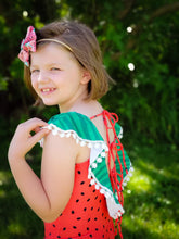 Watermelon Ruffle Swimsuit for Girls - ARIA KIDS