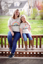 Mommy & Me Rainbow Good Vibes Tee - ARIA KIDS